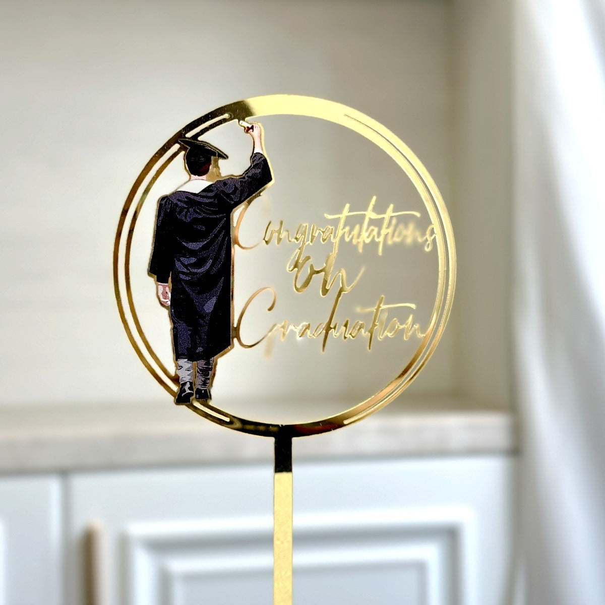 Congratulations 2026 Graduation Topper | Class of 2026 Cake Decor for High School & College Parties, Grad Celebration Cake Decoration