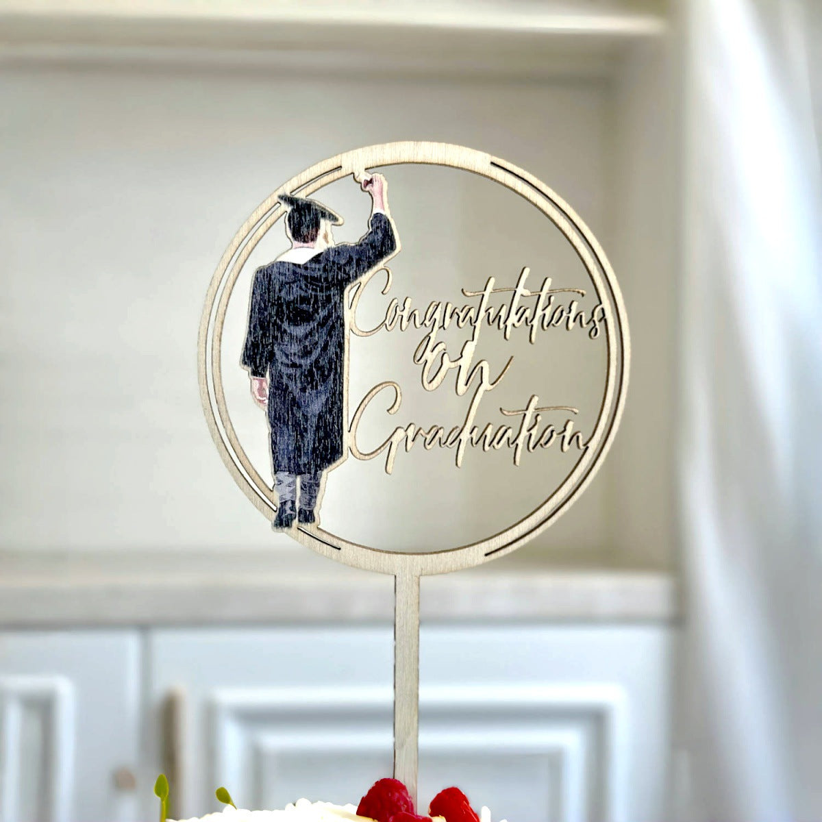 Congratulations 2026 Graduation Topper | Class of 2026 Cake Decor for High School & College Parties, Grad Celebration Cake Decoration
