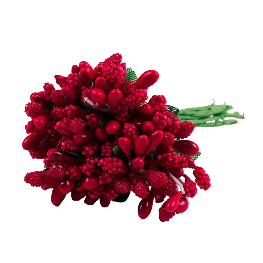 DIY Artificial Flower Stamens: Craft Supplies for Wreath, Corsage, Hair Accessory & Decoration (Foam Beaded Blooms)