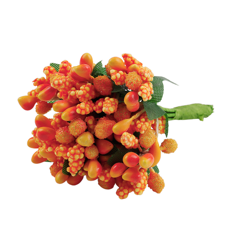 DIY Artificial Flower Stamens: Craft Supplies for Wreath, Corsage, Hair Accessory & Decoration (Foam Beaded Blooms)