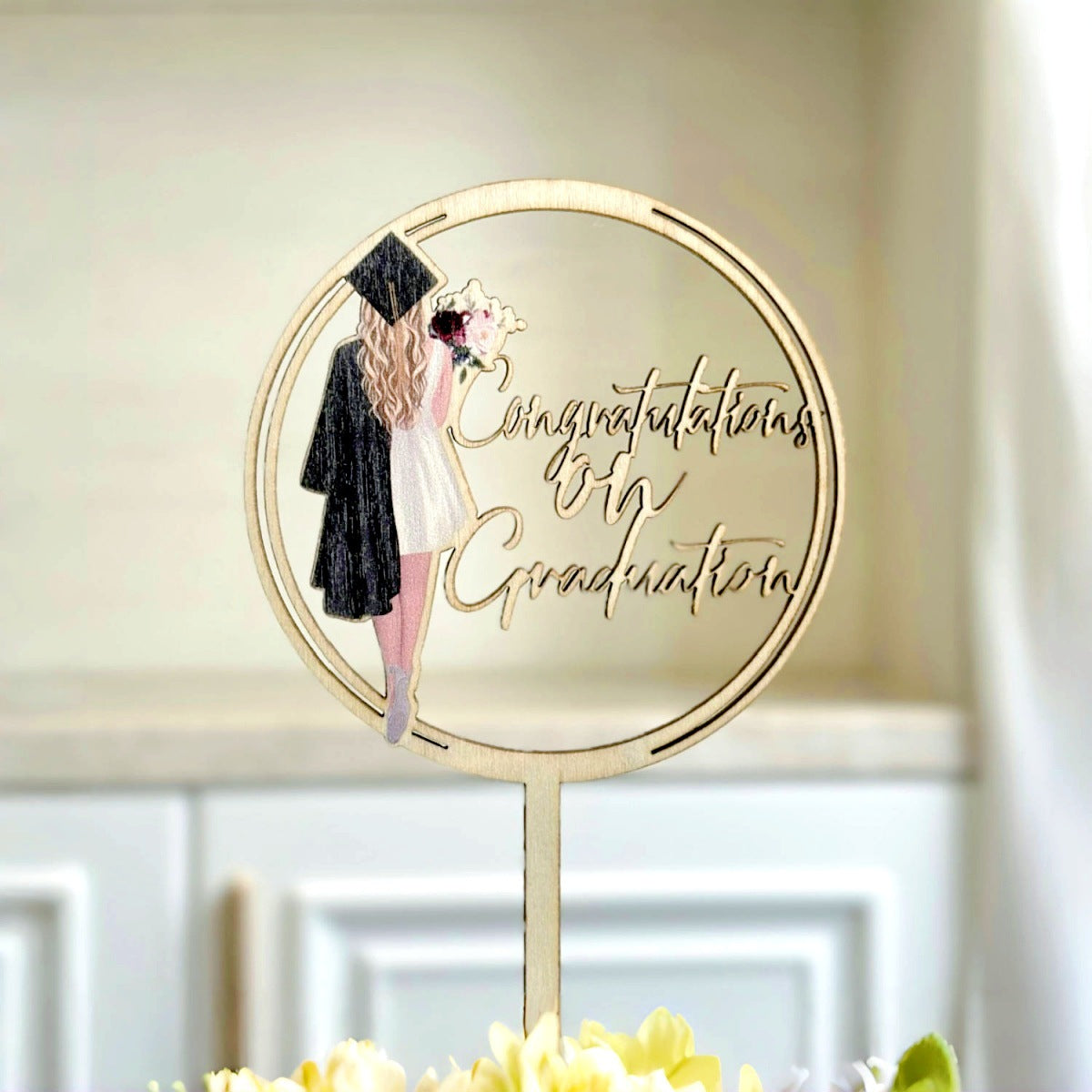 Congratulations 2026 Graduation Topper | Class of 2026 Cake Decor for High School & College Parties, Grad Celebration Cake Decoration