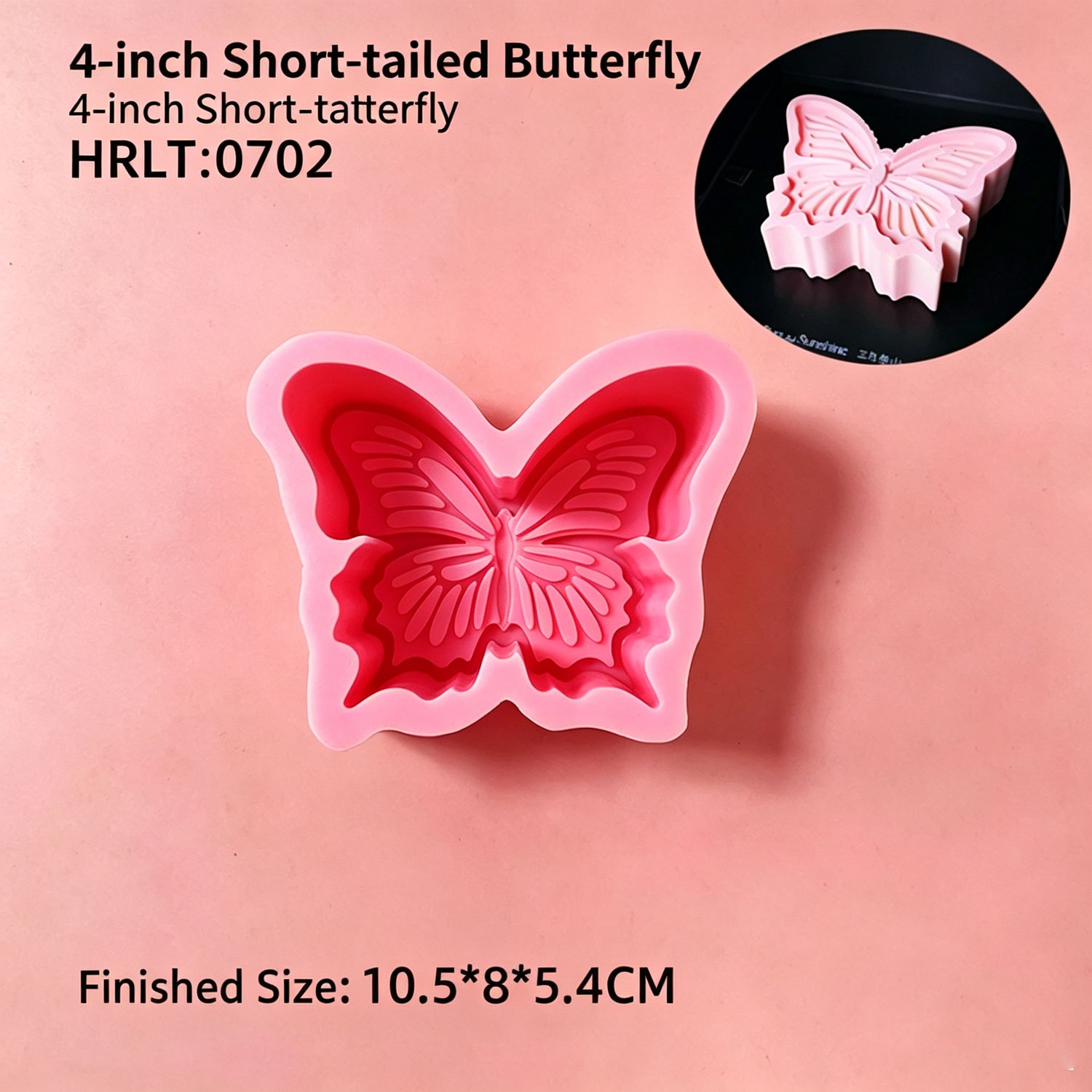 3D Butterfly Silicone Mold Set Sugar Sheet Isomalt Mousse Cake Baking Mold Multiple Sizes Butterfly Shape Dessert Decorating Mould