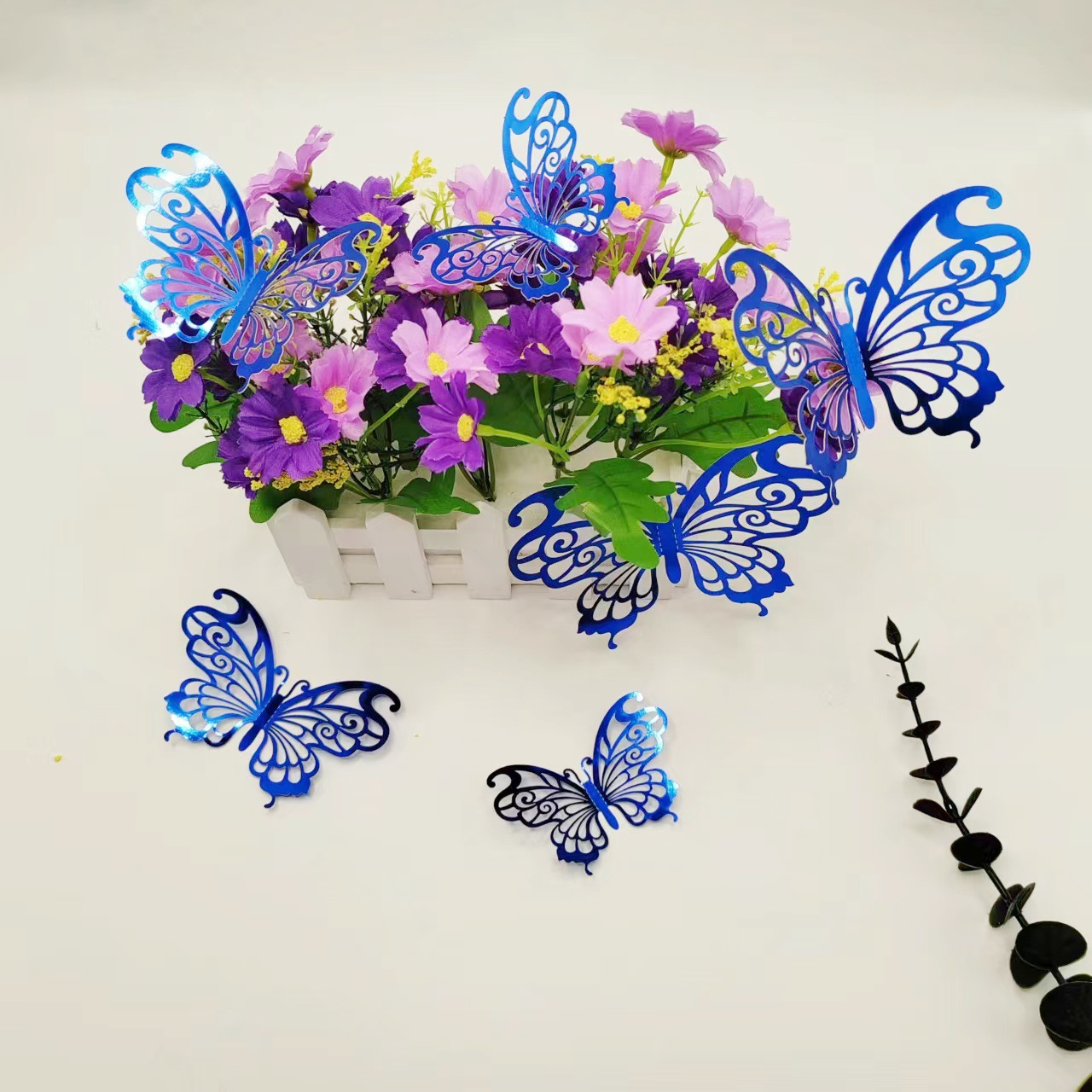 Elegant Metallic Butterfly Decor: Timeless Accents for Walls & Celebrations, 12 Colors