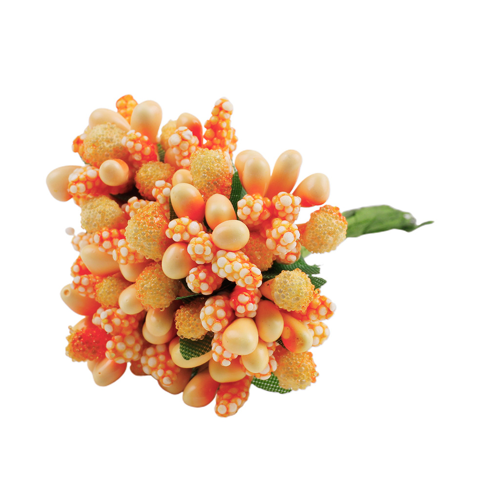 DIY Artificial Flower Stamens: Craft Supplies for Wreath, Corsage, Hair Accessory & Decoration (Foam Beaded Blooms)