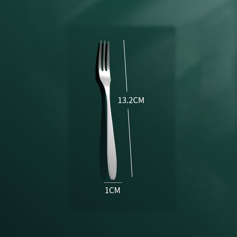Stainless Steel Cake Cutting Utensil Set, Cake Knife, Fork & Spoon Kit for Desserts, Fruits, and Parties