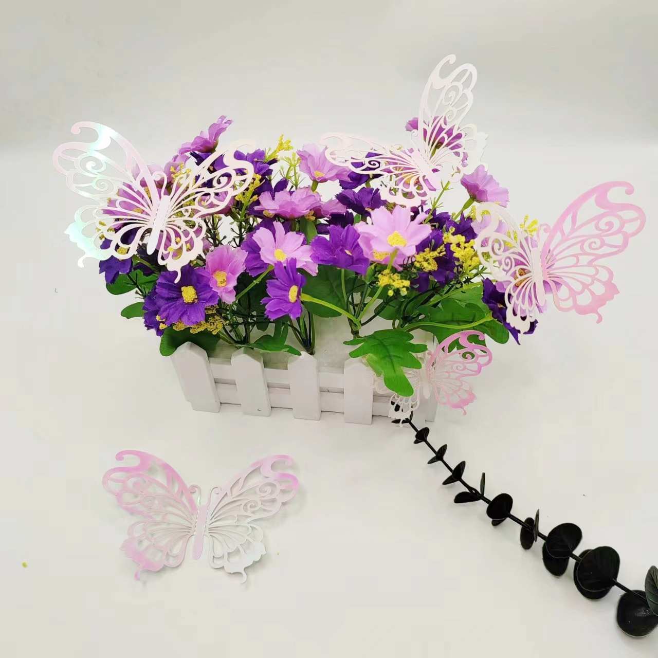 Elegant Metallic Butterfly Decor: Timeless Accents for Walls & Celebrations, 12 Colors