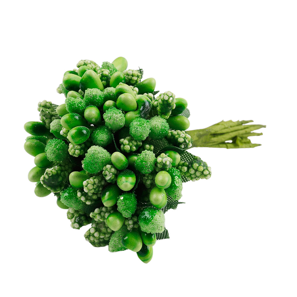 DIY Artificial Flower Stamens: Craft Supplies for Wreath, Corsage, Hair Accessory & Decoration (Foam Beaded Blooms)