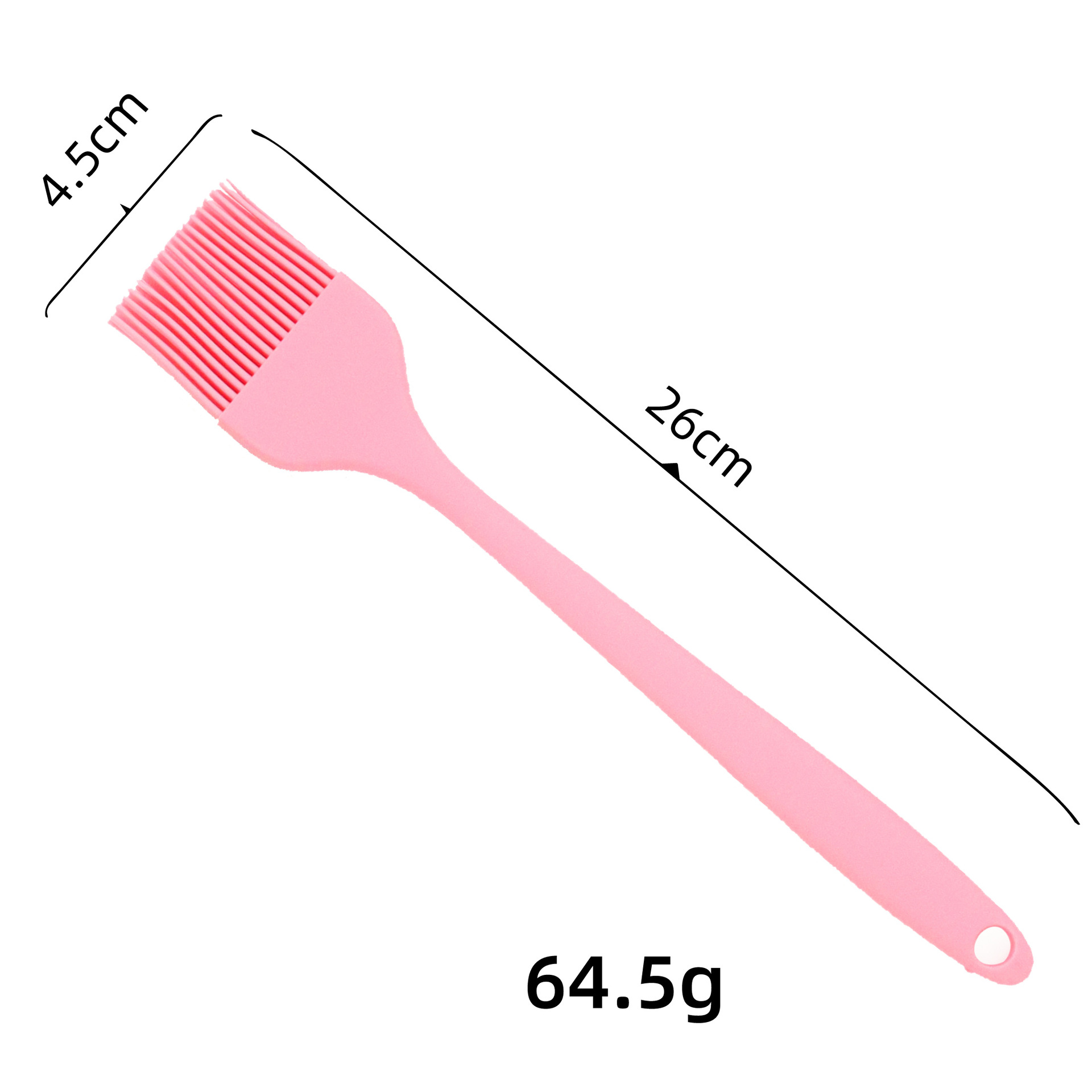 One-Piece Silicone Basting Brush - Food Grade Heat Resistant Pastry Brush for BBQ, Baking & Cooking