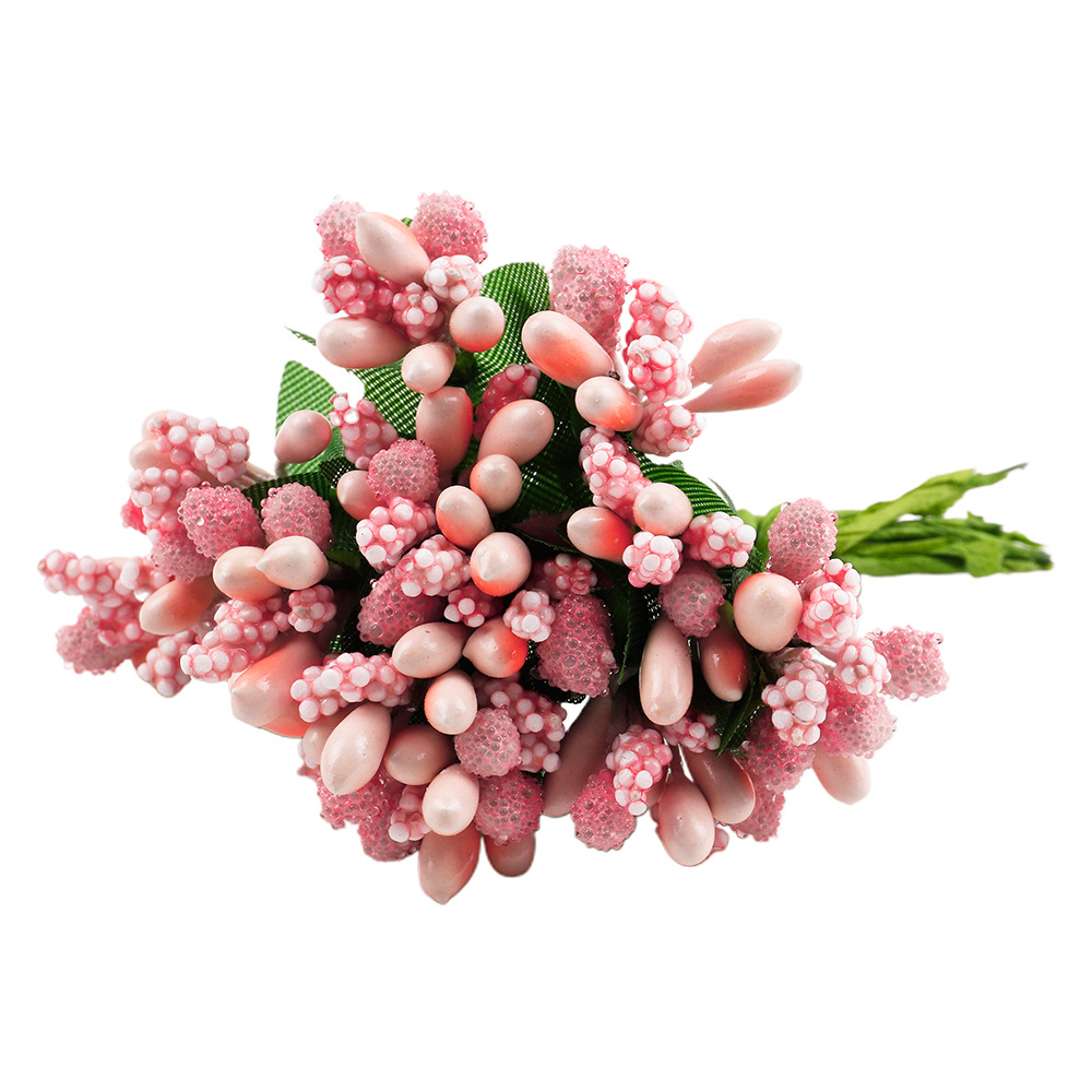 DIY Artificial Flower Stamens: Craft Supplies for Wreath, Corsage, Hair Accessory & Decoration (Foam Beaded Blooms)