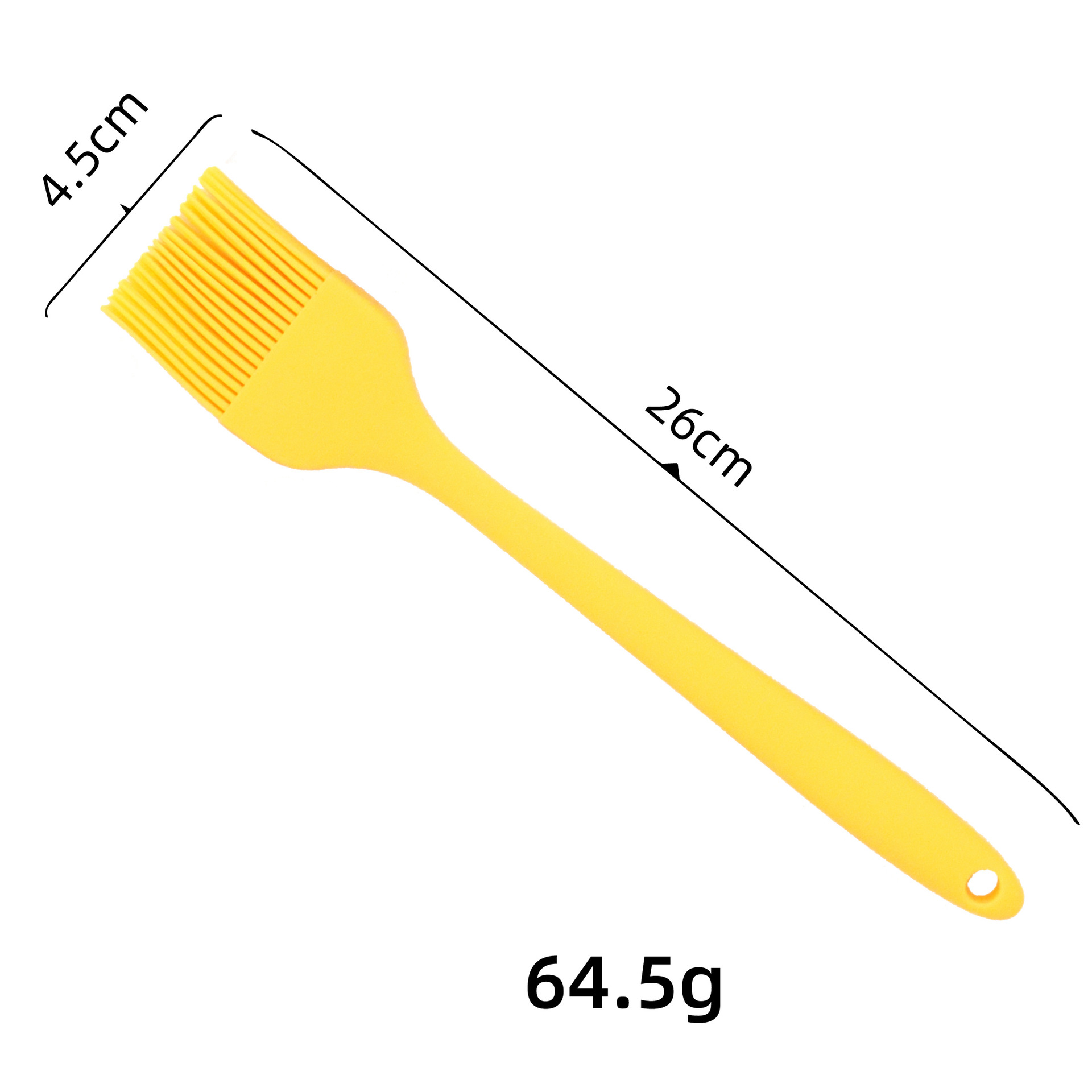 One-Piece Silicone Basting Brush - Food Grade Heat Resistant Pastry Brush for BBQ, Baking & Cooking