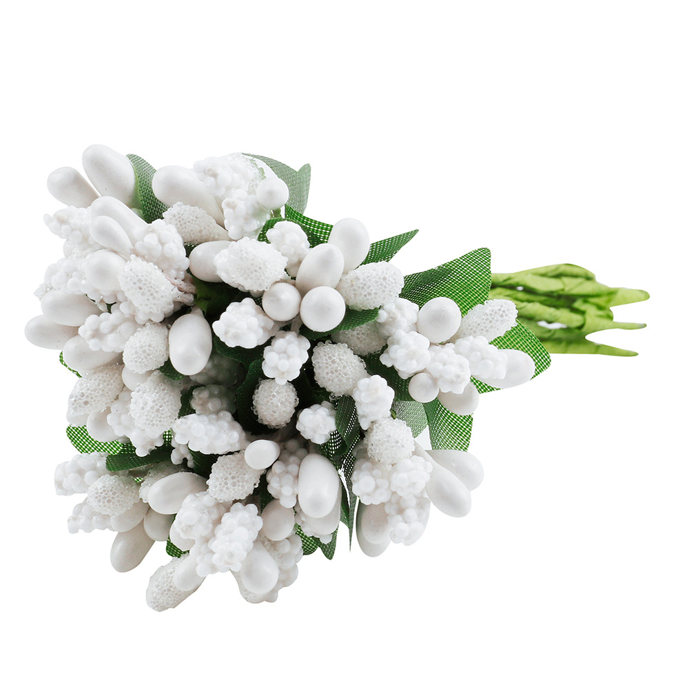 DIY Artificial Flower Stamens: Craft Supplies for Wreath, Corsage, Hair Accessory & Decoration (Foam Beaded Blooms)