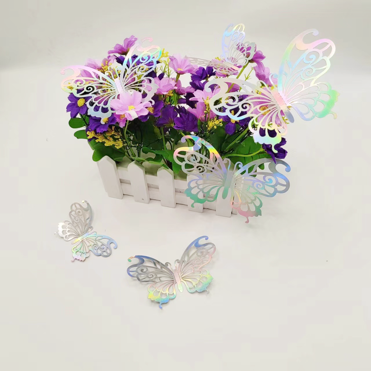 Elegant Metallic Butterfly Decor: Timeless Accents for Walls & Celebrations, 12 Colors