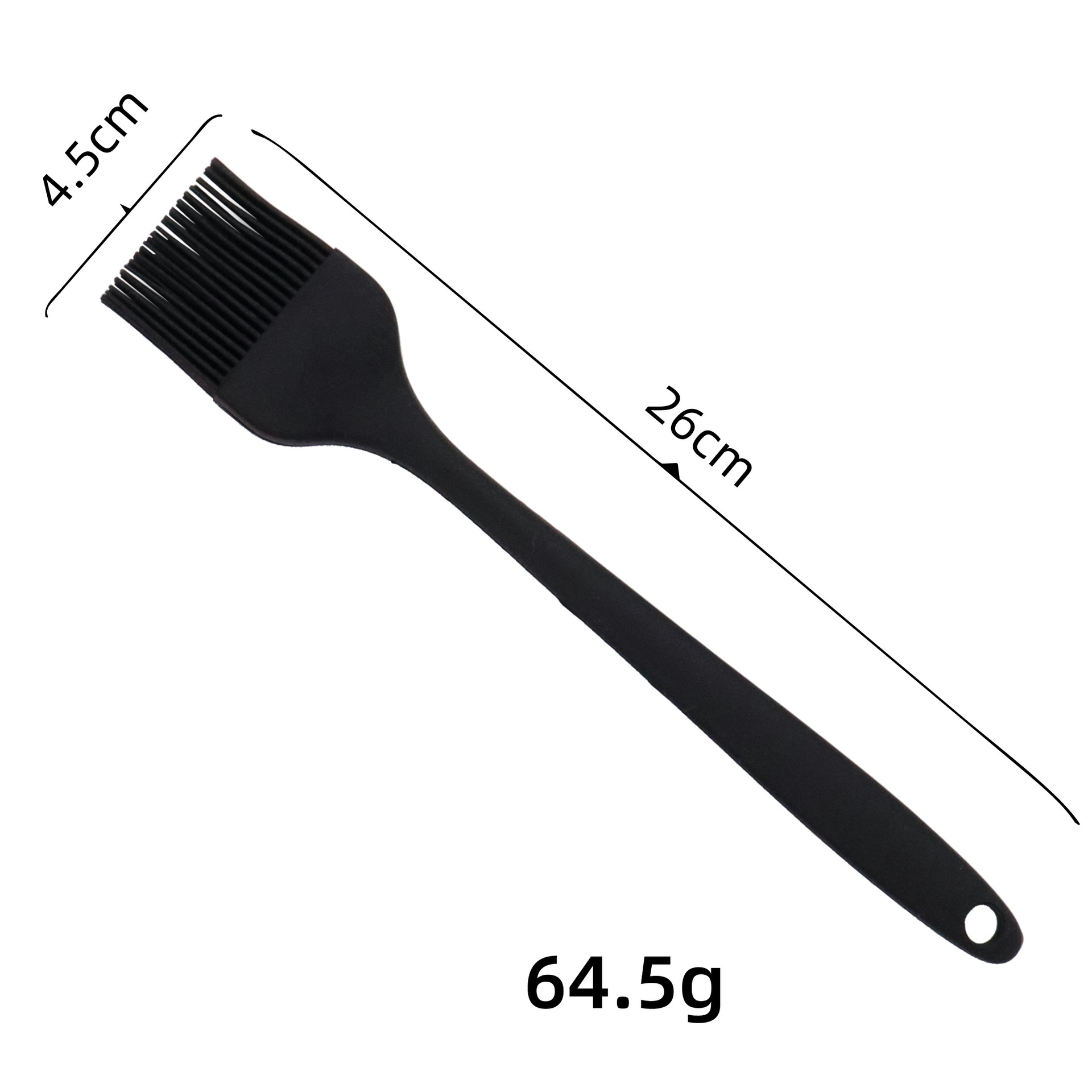 One-Piece Silicone Basting Brush - Food Grade Heat Resistant Pastry Brush for BBQ, Baking & Cooking