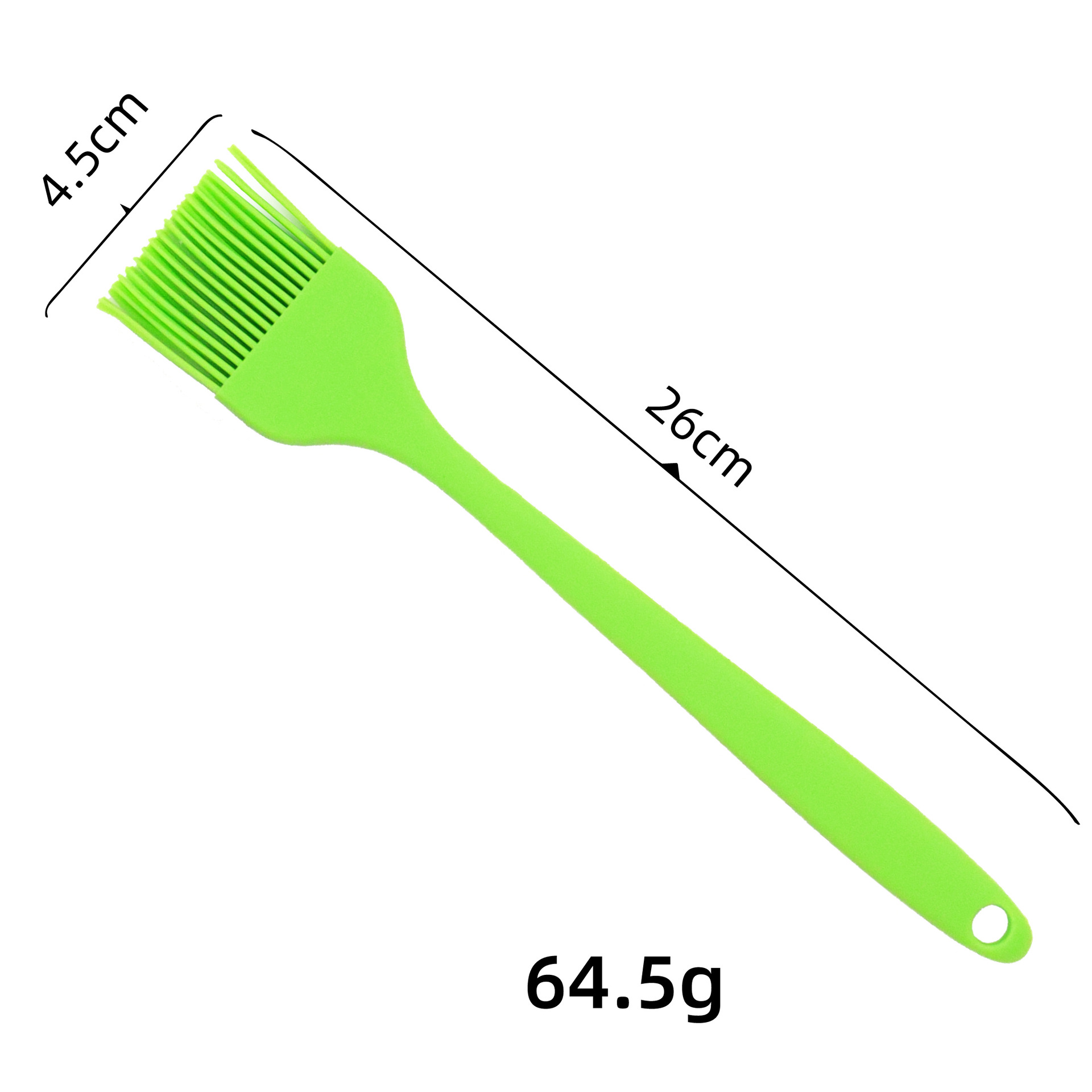 One-Piece Silicone Basting Brush - Food Grade Heat Resistant Pastry Brush for BBQ, Baking & Cooking