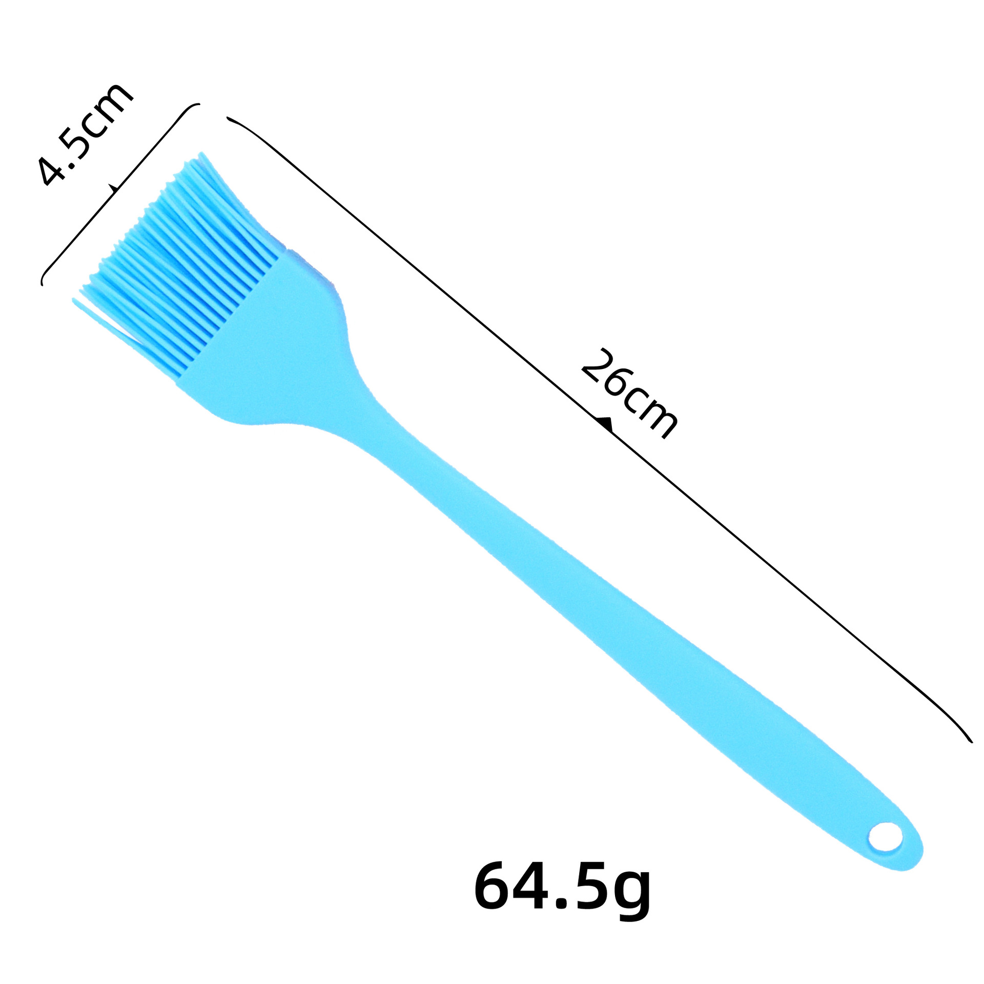 One-Piece Silicone Basting Brush - Food Grade Heat Resistant Pastry Brush for BBQ, Baking & Cooking