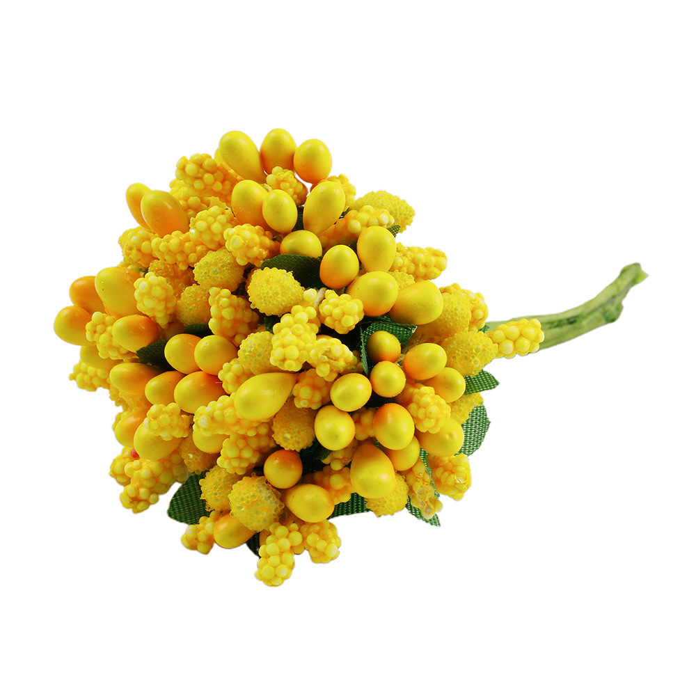 DIY Artificial Flower Stamens: Craft Supplies for Wreath, Corsage, Hair Accessory & Decoration (Foam Beaded Blooms)