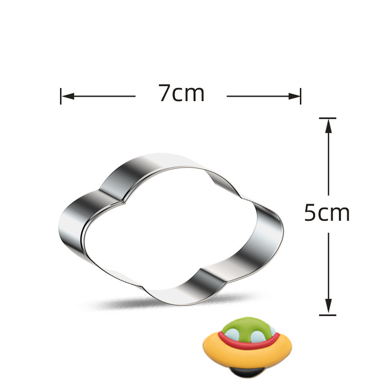 Stainless Steel Cookie Cutters, Kids' Vehicle & Transportation Shapes for Baking & Cake Decorating