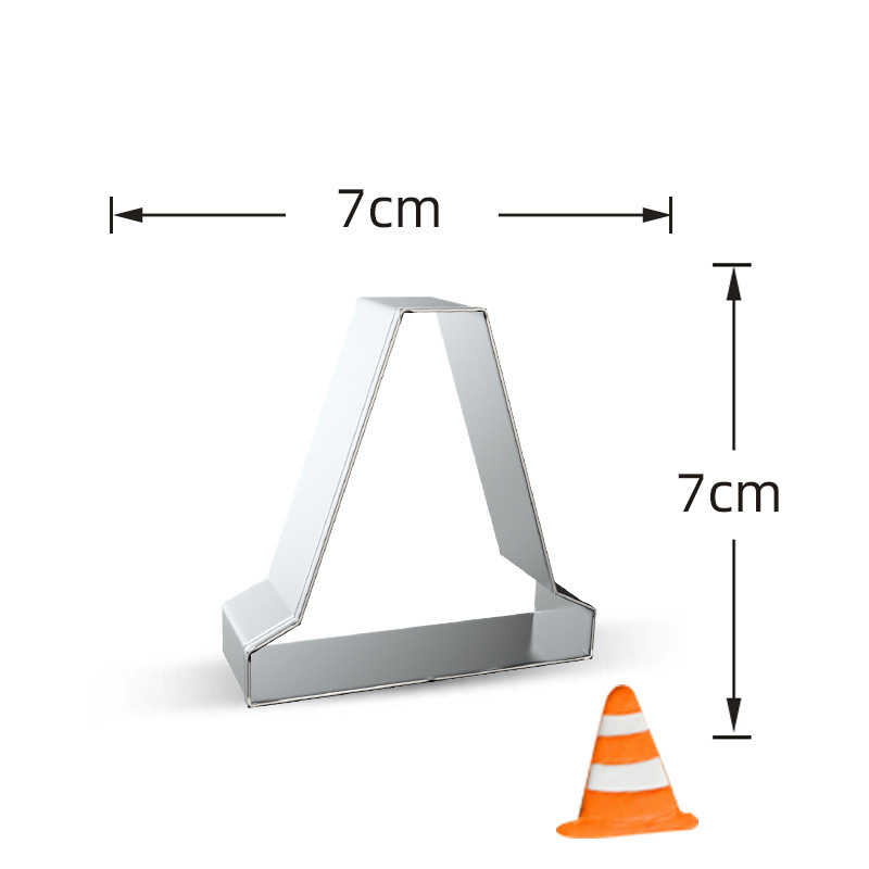 Stainless Steel Cookie Cutters, Kids' Vehicle & Transportation Shapes for Baking & Cake Decorating