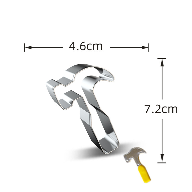 Stainless Steel Cookie Cutters, Kids' Vehicle & Transportation Shapes for Baking & Cake Decorating