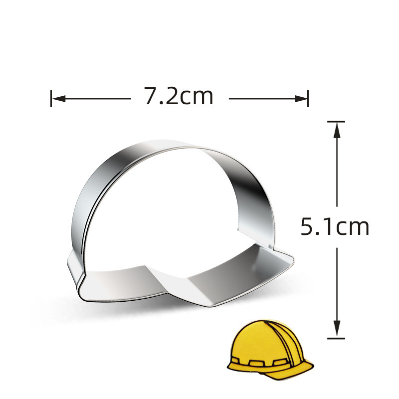 Stainless Steel Cookie Cutters, Kids' Vehicle & Transportation Shapes for Baking & Cake Decorating