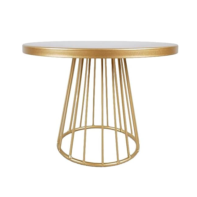 2-Piece Gold Tiered Cake Stand Set - Elegant Wedding & Birthday Dessert Display for Cakes and Cupcakes