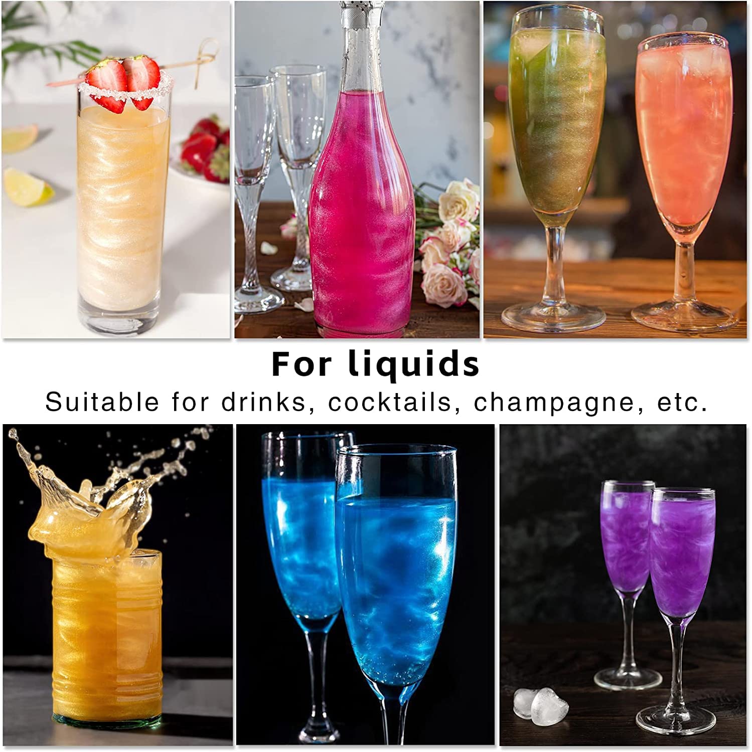 Easy buy Edible Luster Dust, 15 Grams Food Grade Gold Cake Dust Shimmer Metallic Gold Food Coloring Powder for Cake Decorating, Baking, Fondant, Chocolate, Candy, Drinks, Cookies