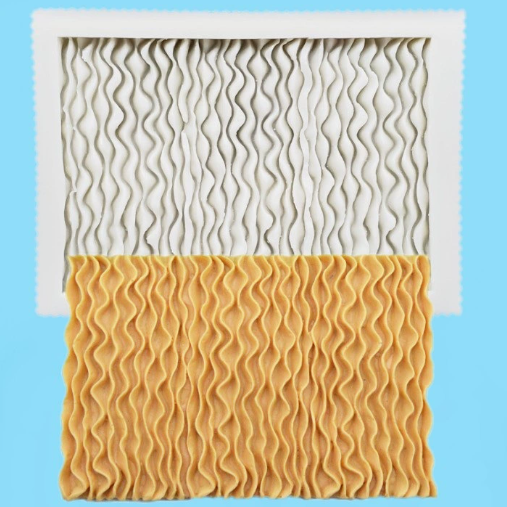 Silicone Beaded & Textured Fondant Mold, Faux Gemstone & Knitted Pattern Mat for Cake Decorating