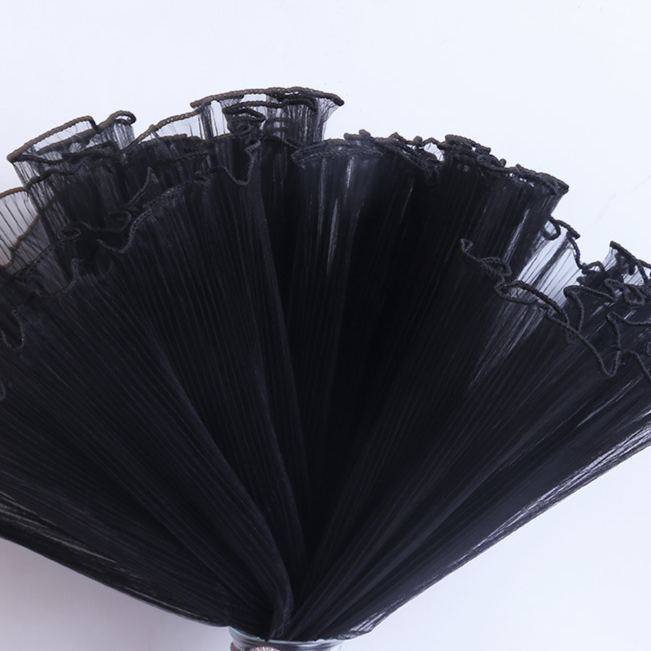 28cm Pleated Tulle Flower Wrapping Paper Pearl Wave Mesh for Bouquet & Floral Gifts