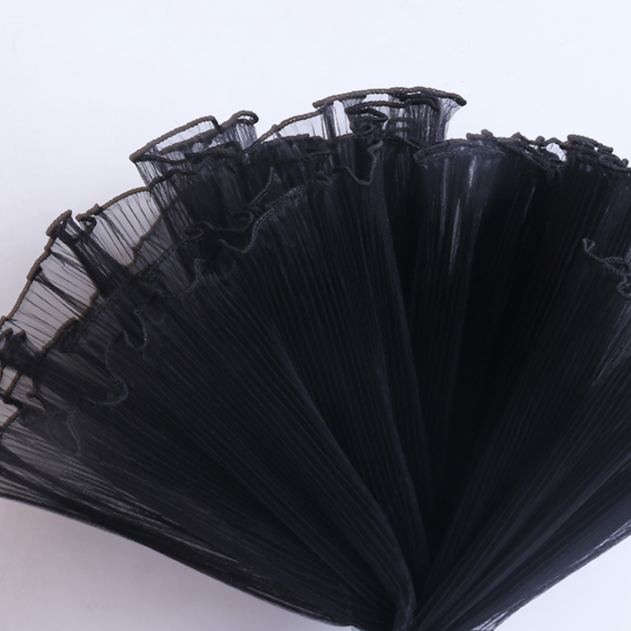 28cm Pleated Tulle Flower Wrapping Paper Pearl Wave Mesh for Bouquet & Floral Gifts