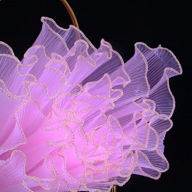 28cm Pleated Tulle Flower Wrapping Paper Pearl Wave Mesh for Bouquet & Floral Gifts