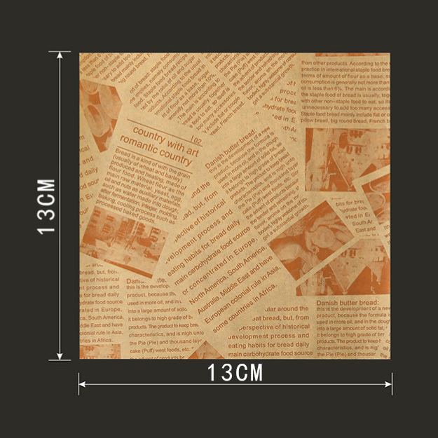 Food Grade Greaseproof Paper Sandwich Wrapping Paper Hamburger Chicken Roll Laminated Paper Tray Liner Baking Paper