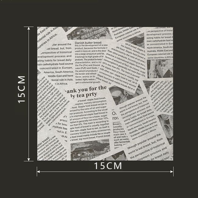 Food Grade Greaseproof Paper Sandwich Wrapping Paper Hamburger Chicken Roll Laminated Paper Tray Liner Baking Paper