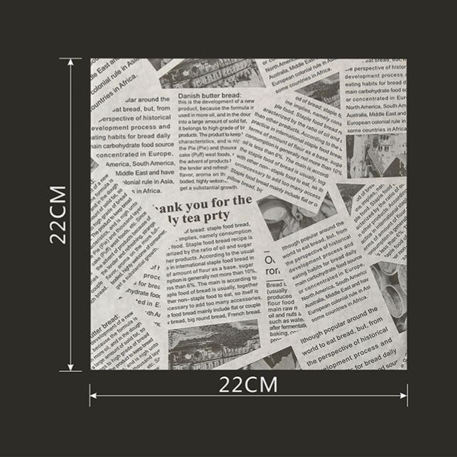 Food Grade Greaseproof Paper Sandwich Wrapping Paper Hamburger Chicken Roll Laminated Paper Tray Liner Baking Paper