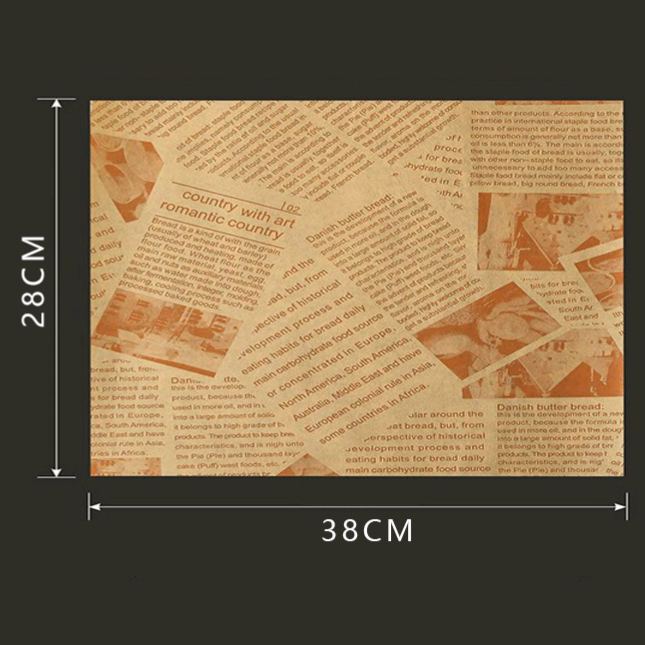 Food Grade Greaseproof Paper Sandwich Wrapping Paper Hamburger Chicken Roll Laminated Paper Tray Liner Baking Paper