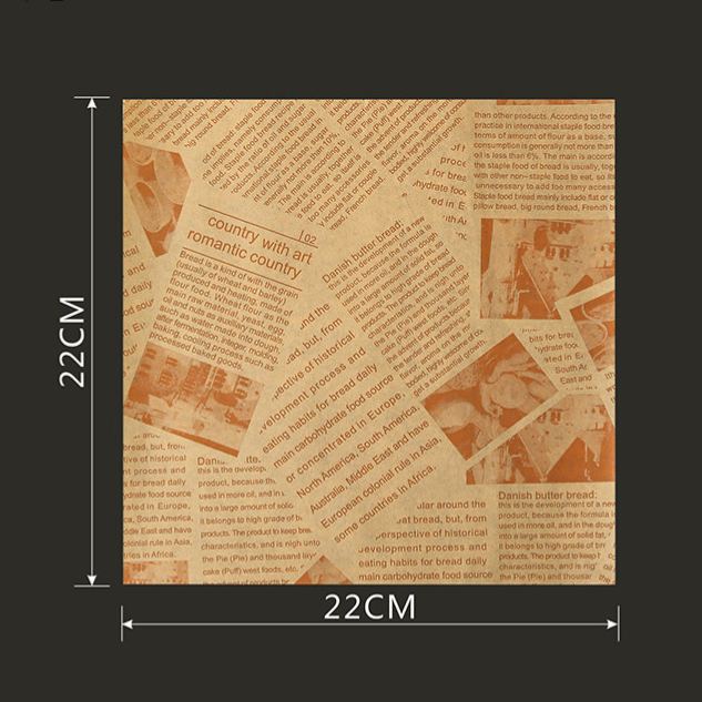 Food Grade Greaseproof Paper Sandwich Wrapping Paper Hamburger Chicken Roll Laminated Paper Tray Liner Baking Paper