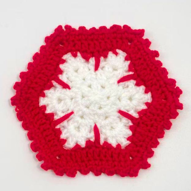 Handmade Crochet Flower Coaster Rose Lily Tulip Cup Pad Table Decor