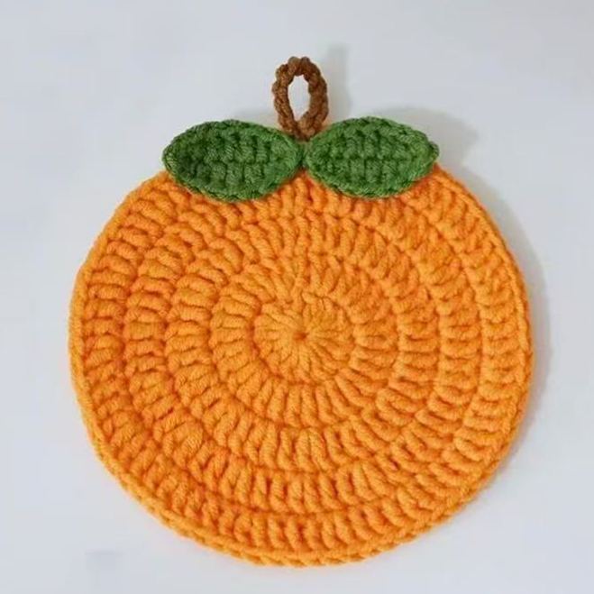 Handmade Crochet Flower Coaster Rose Lily Tulip Cup Pad Table Decor
