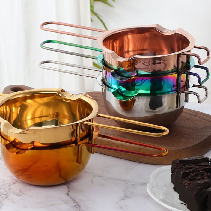 Stainless Steel Melting Bowl Butter Chocolate Cheese Bain-Marie Cup