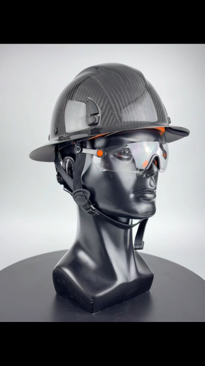 Elite Series Pro-Grade Carbon Fiber Hard Hat - Real Carbon Fiber - Type I Class C - ANSI Z89.1 Certified