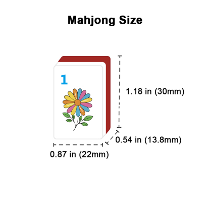 American Mahjong Tiles – Full 166 Standard Tiles Set