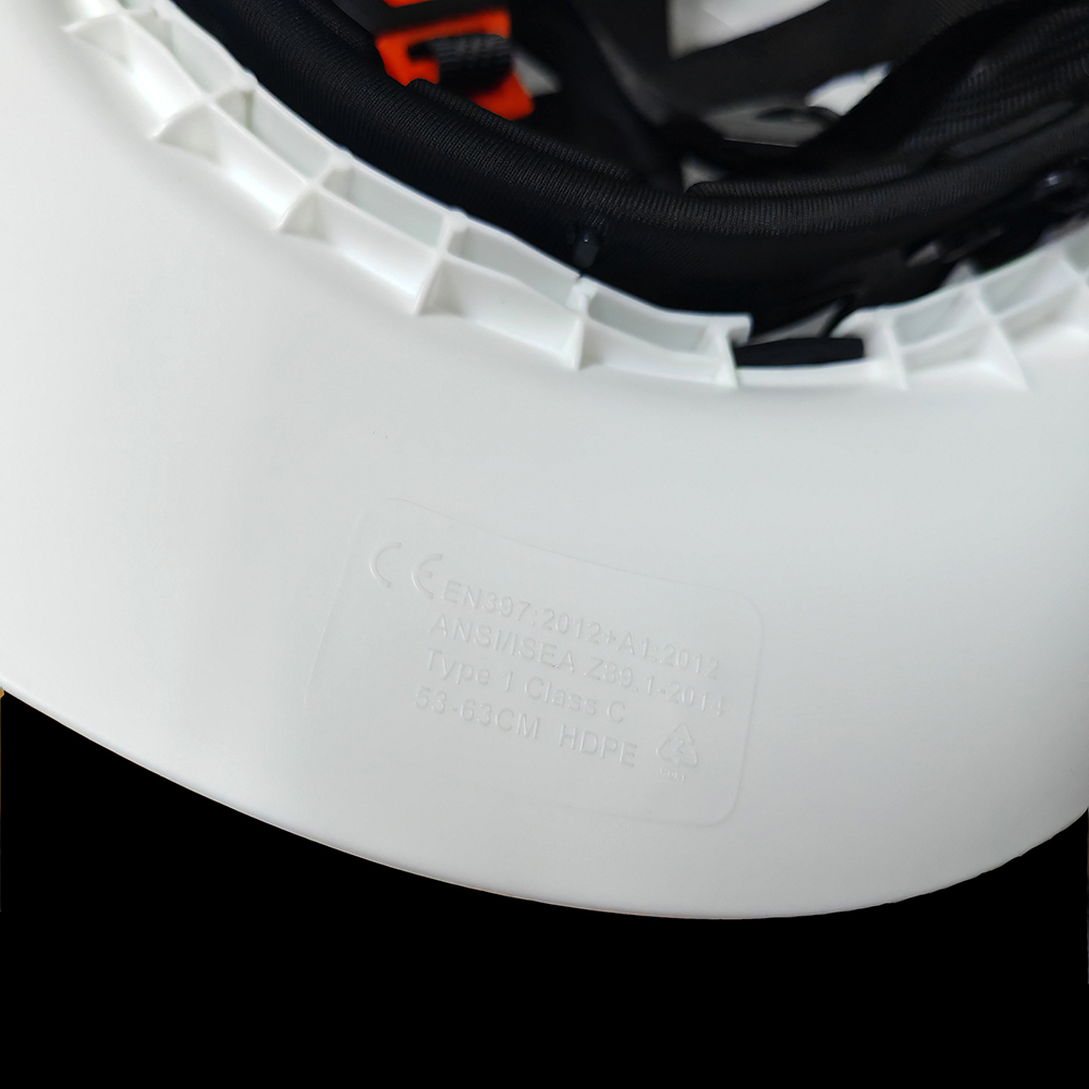 Frontier Series Cowboy Hard Hat - ANSI Z89.1 Certified Type 1 Class C - Wide Brim Safety Helmet with 6-Point Ratchet Suspension