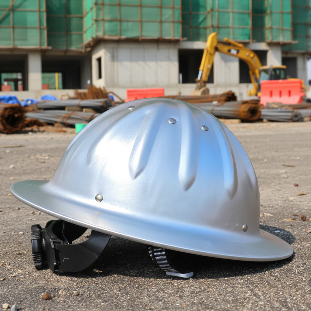 Aluminum Full Brim Hard Hat