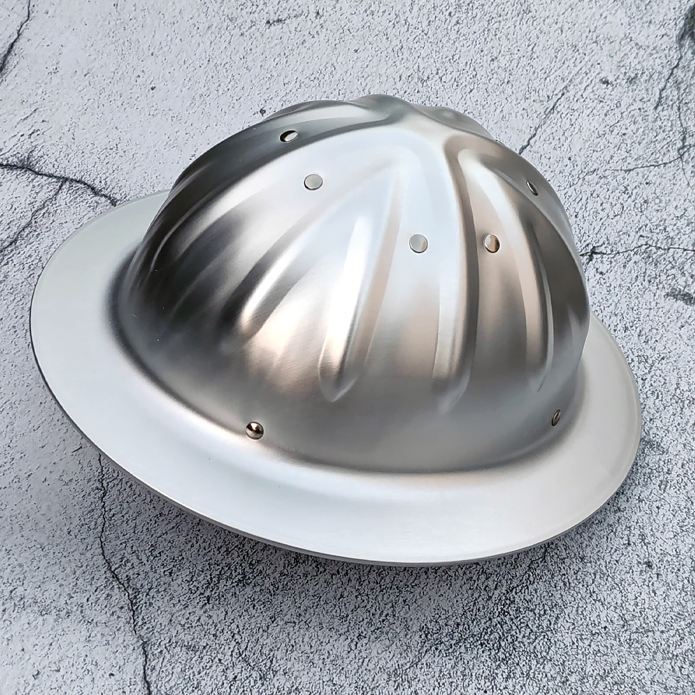 Forged Heritage Series Full Brim Aluminum Hard Hat - ANSI Z89.1 Certified - High-Heat Resistance & Superior Impact Protection