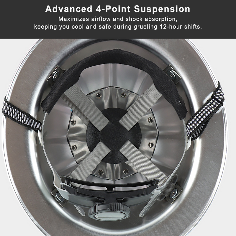 Forged Heritage Series Full Brim Aluminum Hard Hat - ANSI Z89.1 Certified - High-Heat Resistance & Superior Impact Protection