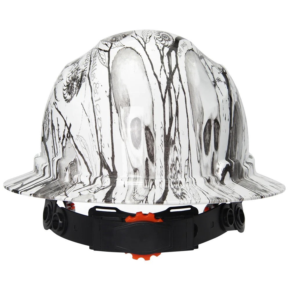 Vented Full Brim Hard Hat with 6-Point Suspension