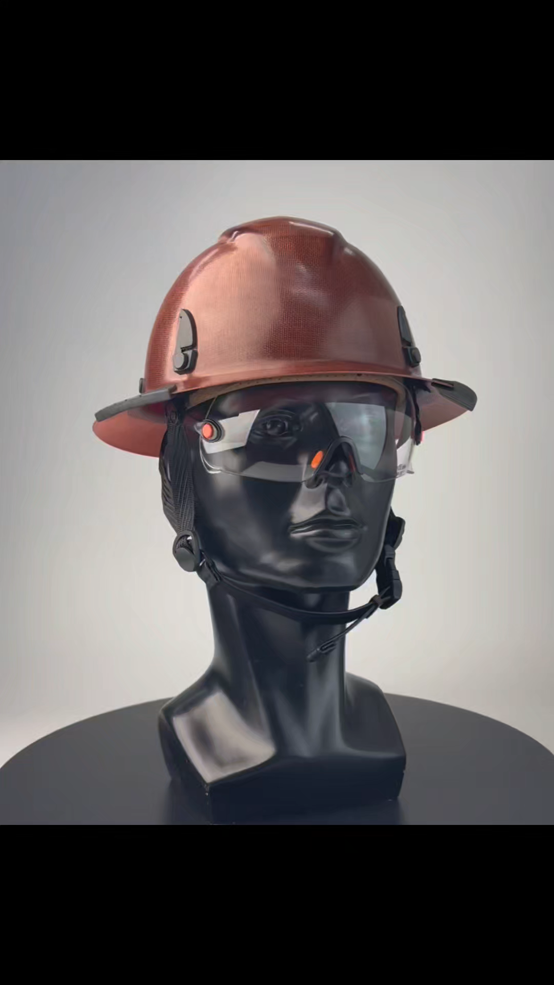 Heritage Series Fiberglass Full Brim Hard Hat - High-Heat Resistant - ANSI Z89.1 Certified Type I Class C - Vintage Brown