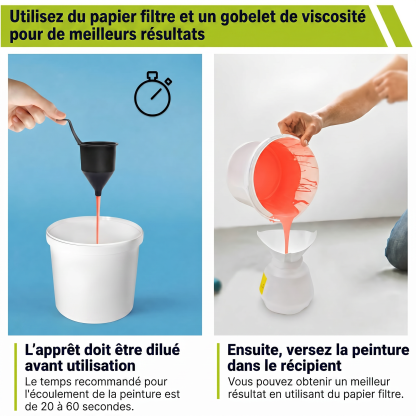 Pistolet de peinture sans fil – 2 batteries incluses – Idéal pour la maison, les meubles et les clôtures.