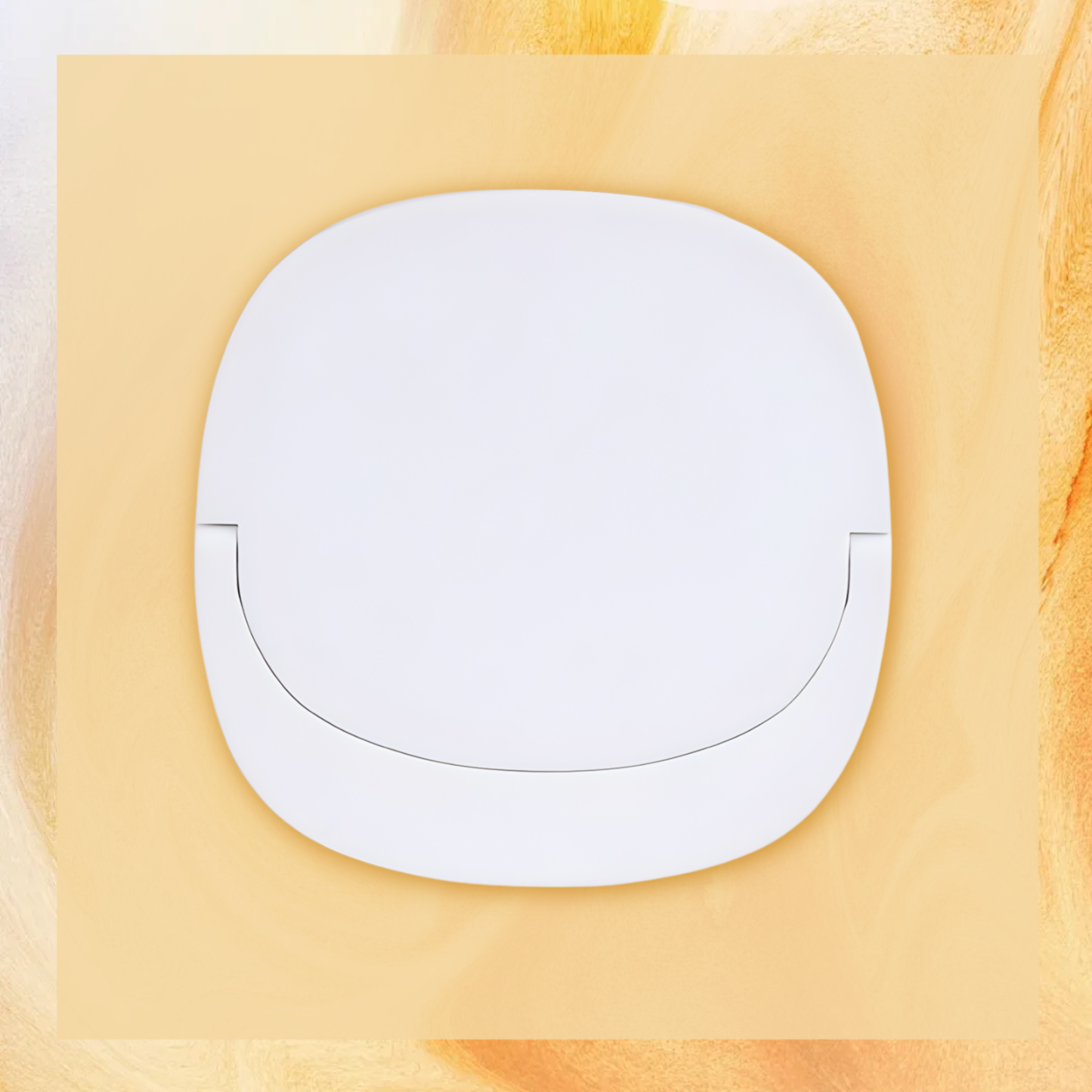 Miroir de maquillage LED portable, miroir pliant mini avec lumière LED à 3 couleurs