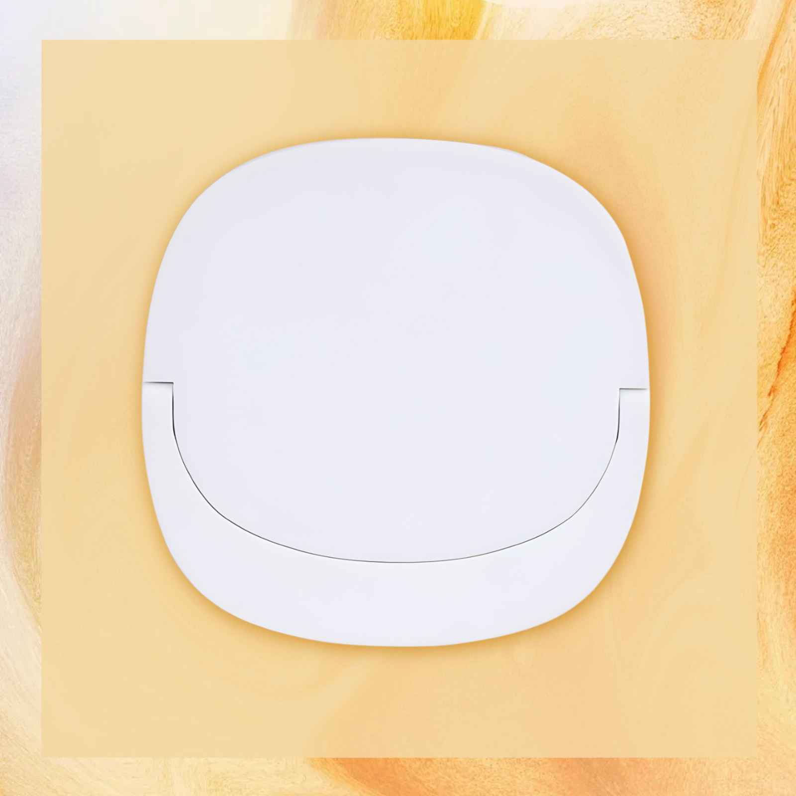 Miroir de maquillage LED portable, miroir pliant mini avec lumière LED à 3 couleurs