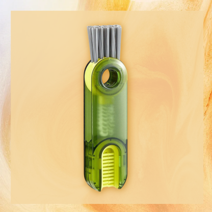 Brosse de nettoyage rotative en forme de U pour bouteille et tasse isotherme